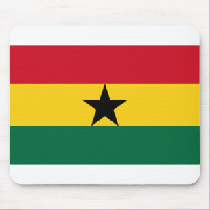 Ghana-Flagge Mousepad