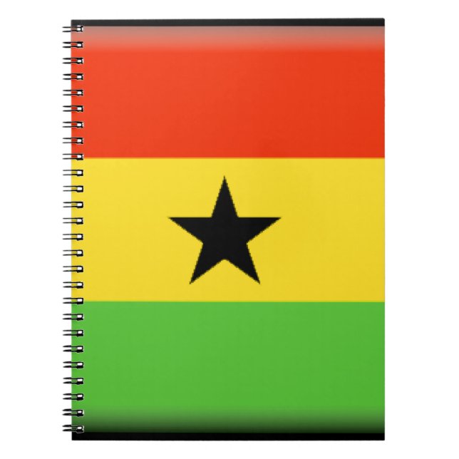 Ghana-Flagge Notizblock (Vorderseite)