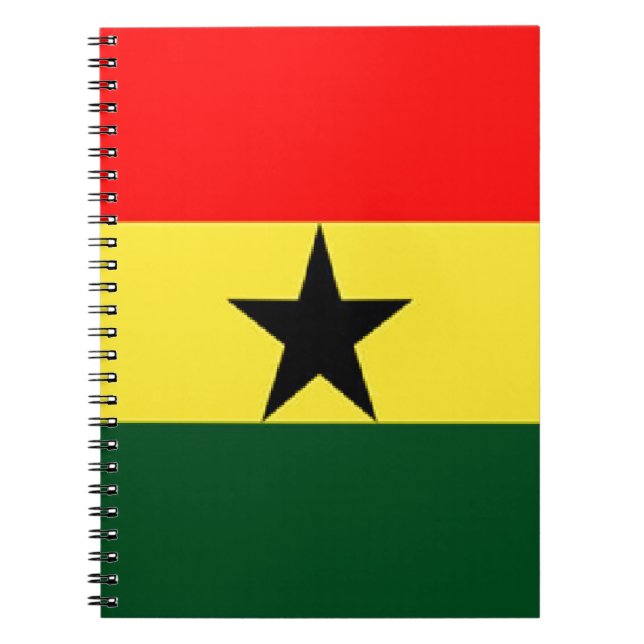 Ghana-Flagge Notizblock (Vorderseite)