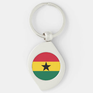 Ghana-Flagge Schlüsselanhänger