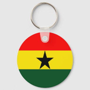 Ghana-Flagge Schlüsselanhänger