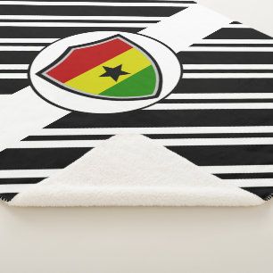 Ghana-Flagge Sherpadecke