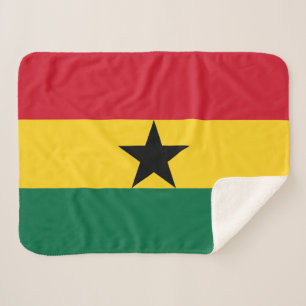 Ghana-Flagge Sherpadecke