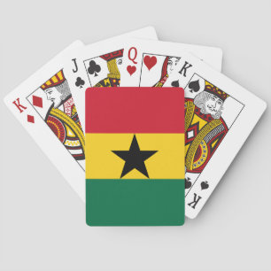 Ghana-Flagge Spielkarten