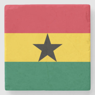Ghana-Flagge Steinuntersetzer