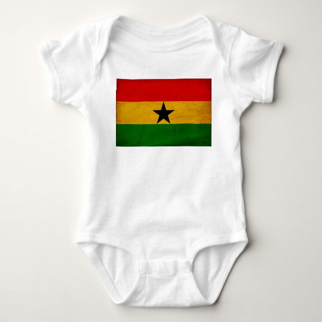 Ghana-Flagge T-Shirt (Vorderseite)