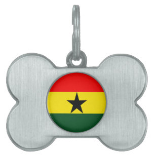 Ghana-Flagge Tiermarke