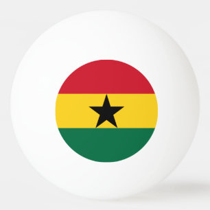 Ghana-Flagge Tischtennisball