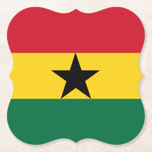 Ghana-Flagge Untersetzer