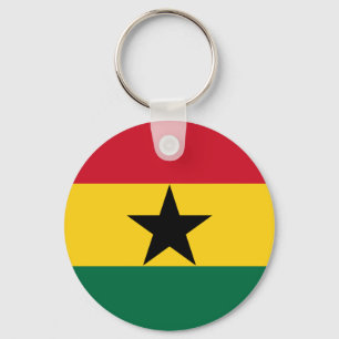 Ghana-Flaggen-Schlüsselanhänger Schlüsselanhänger
