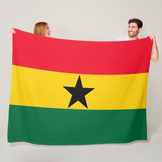 Ghana Fleecedecke (Beispiel)