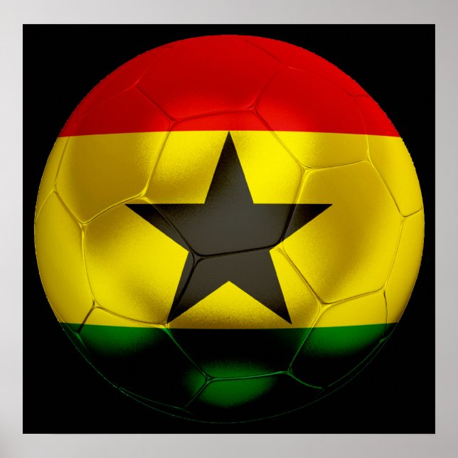 Ghana Football Poster (Vorne)