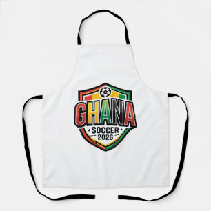 Ghana Fußball 2026 Fußball Fett Landestypografie R Schürze