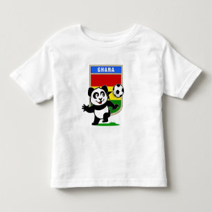 Ghana-Fußball-Panda Kleinkind T-shirt