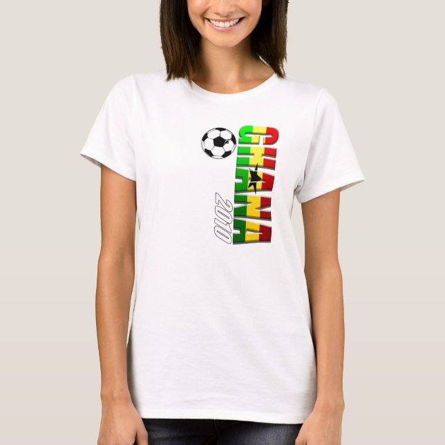 Ghana-Fußball T-Shirt (Vorderseite)