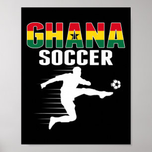 Ghana Fußballfans Trikot - Stolz Ghanaischer Fußba Poster