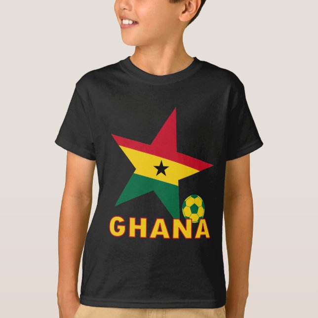 Ghana-Fußballstars T-Shirt (Vorderseite)