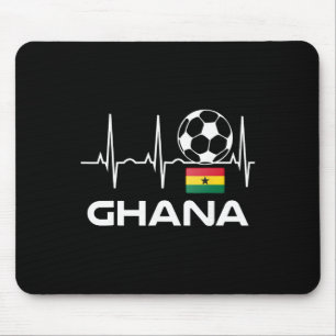 Ghana-Fußballtrikot-Shirt Männer Frauen Fußball-Ge Mousepad