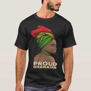 Ghana Ghanaische Flagge Afrika Stolze Prinzessin K T-Shirt