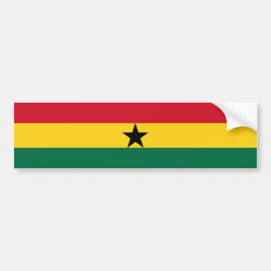 Ghana/ghanaische Flagge Autoaufkleber