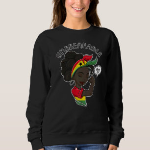Ghana Girl Unbreakable I Ghana Heritage I Ghana Sweatshirt
