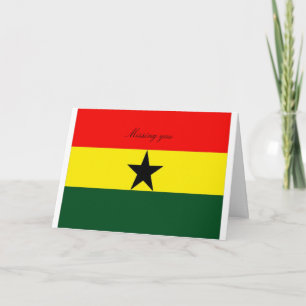 Ghana Grußkarten Karte