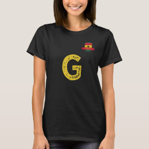 Ghana Human Flag Group apparel Letter G Ghana T-Shirt