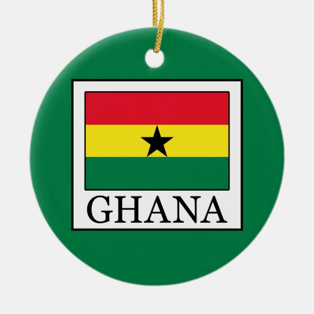 Ghana Keramik Ornament (Vorne)
