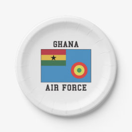 Ghana-Luftwaffe Pappteller