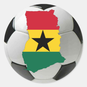 Ghana-Nationalmannschaft Runder Aufkleber