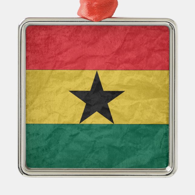 Ghana Ornament Aus Metall (Vorne)