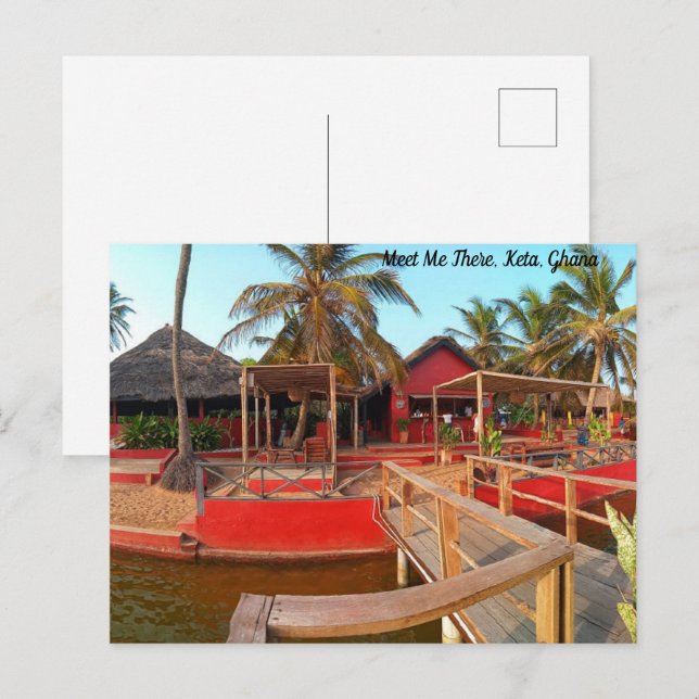 Ghana Postcard Postkarte (Vorne/Hinten)