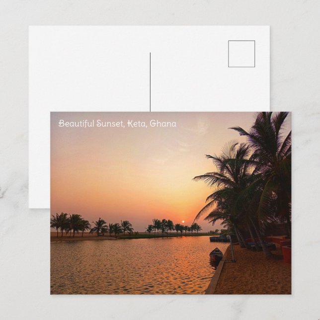 Ghana Postcard Postkarte (Vorne/Hinten)