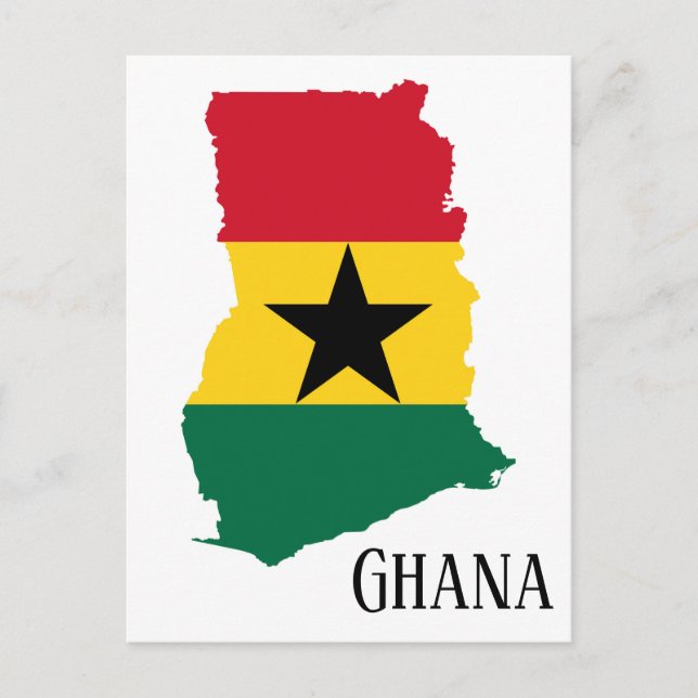 Ghana Postkarte (Vorderseite)