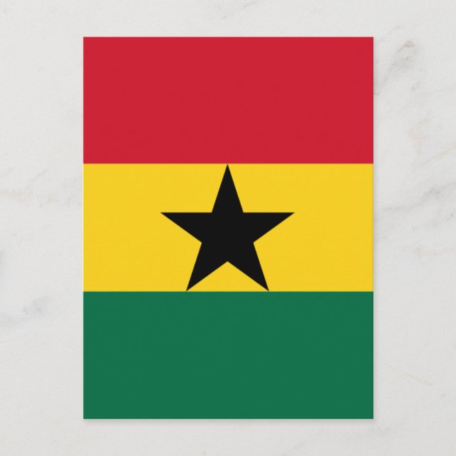 Ghana Postkarte (Vorderseite)