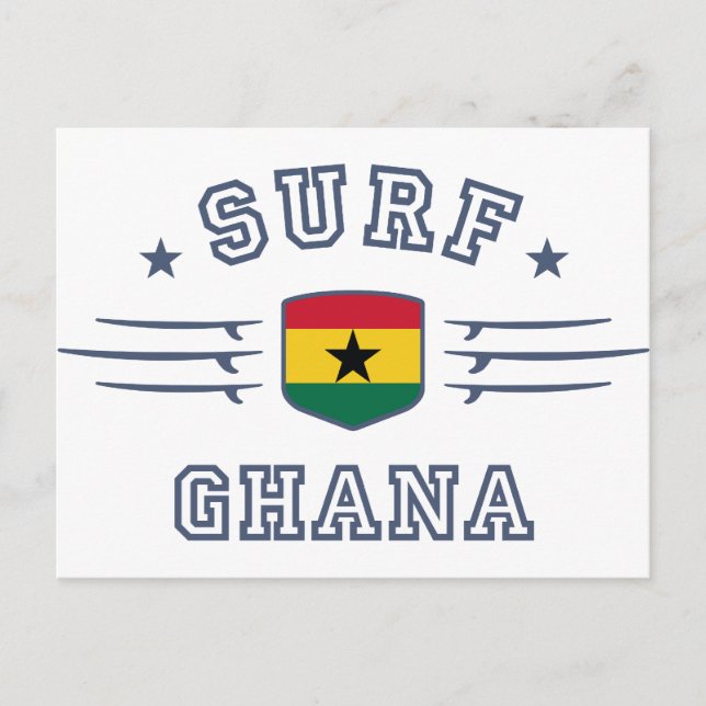 Ghana Postkarte (Vorderseite)