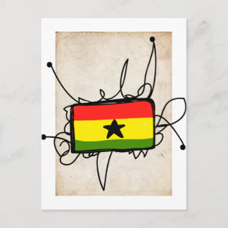 Ghana Postkarte