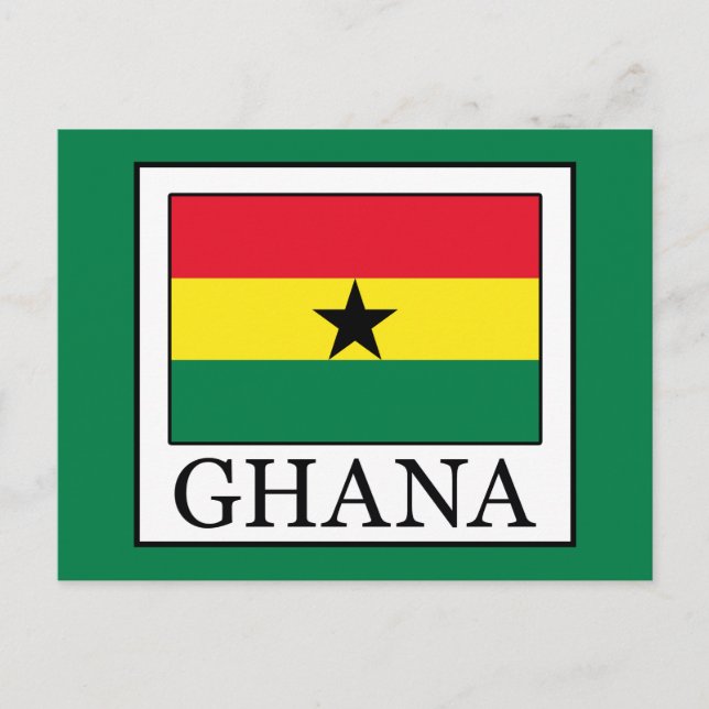 Ghana Postkarte (Vorderseite)
