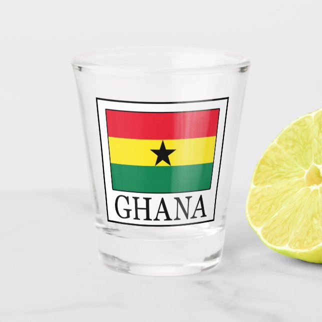 Ghana Schnapsglas (Vorderseite)