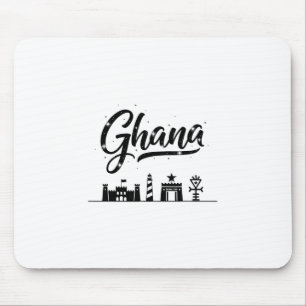 Ghana Skyline Reise Urlaub Outfits  Mousepad