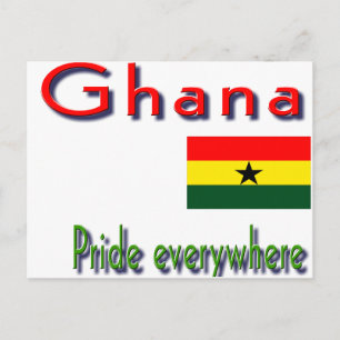 Ghana Stolz Postkarte