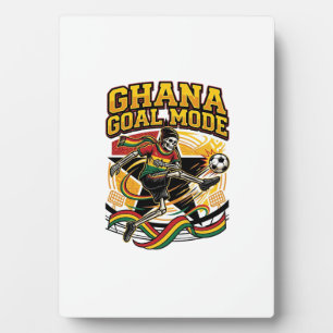 Ghana Tor Modus Skelett Stürmer Nationen Streetwea Fotoplatte