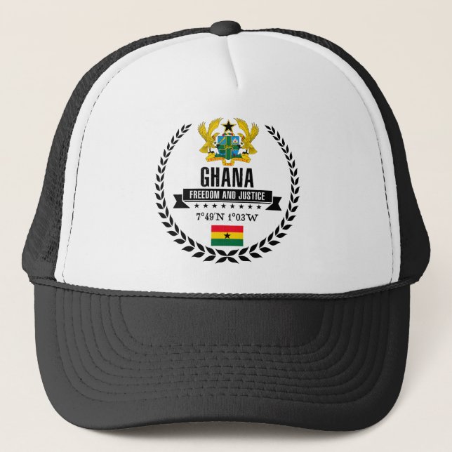 Ghana Truckerkappe (Vorderseite)