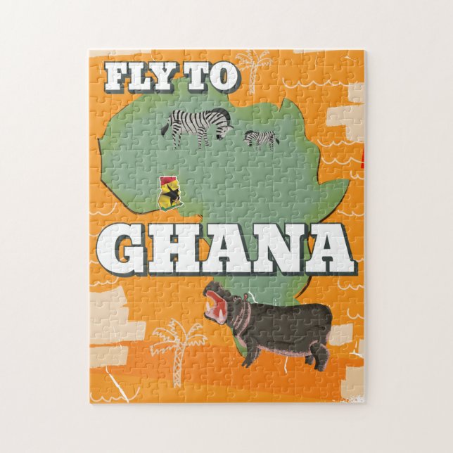 Ghana Vintage Reiseplakat (Vertikal)