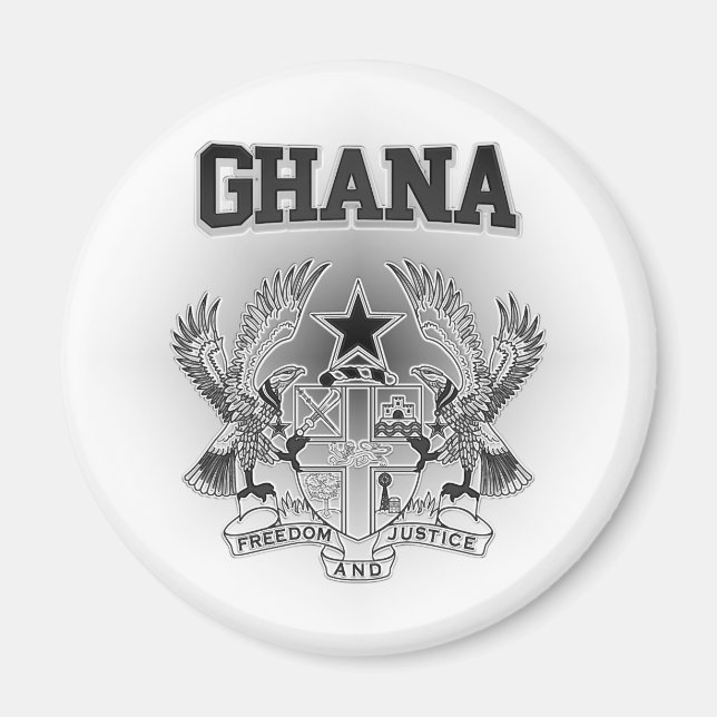 Ghana-Wappen Magnet (Vorne)