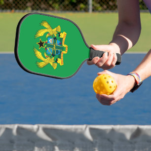 Ghana-Wappen Pickleball Schläger