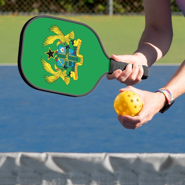 Ghana-Wappen Pickleball Schläger (InSitu)
