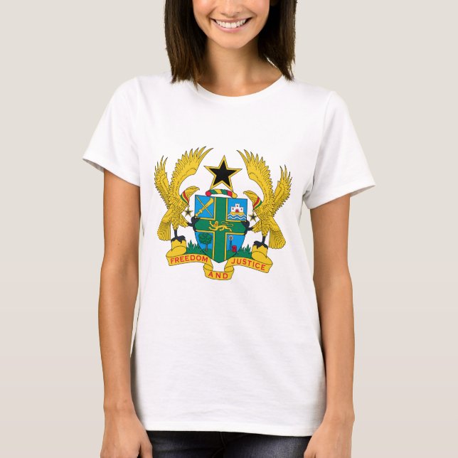 Ghana-Wappen T-Shirt (Vorderseite)