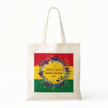 GHANA WEDING WICOME Floral Personalisiert