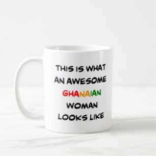 ghanaische Frau, phantastische Kaffeemaschine Tass Kaffeetasse